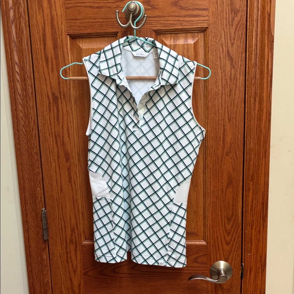 Lady Hagen Golf Plaid Tank Top/ XS